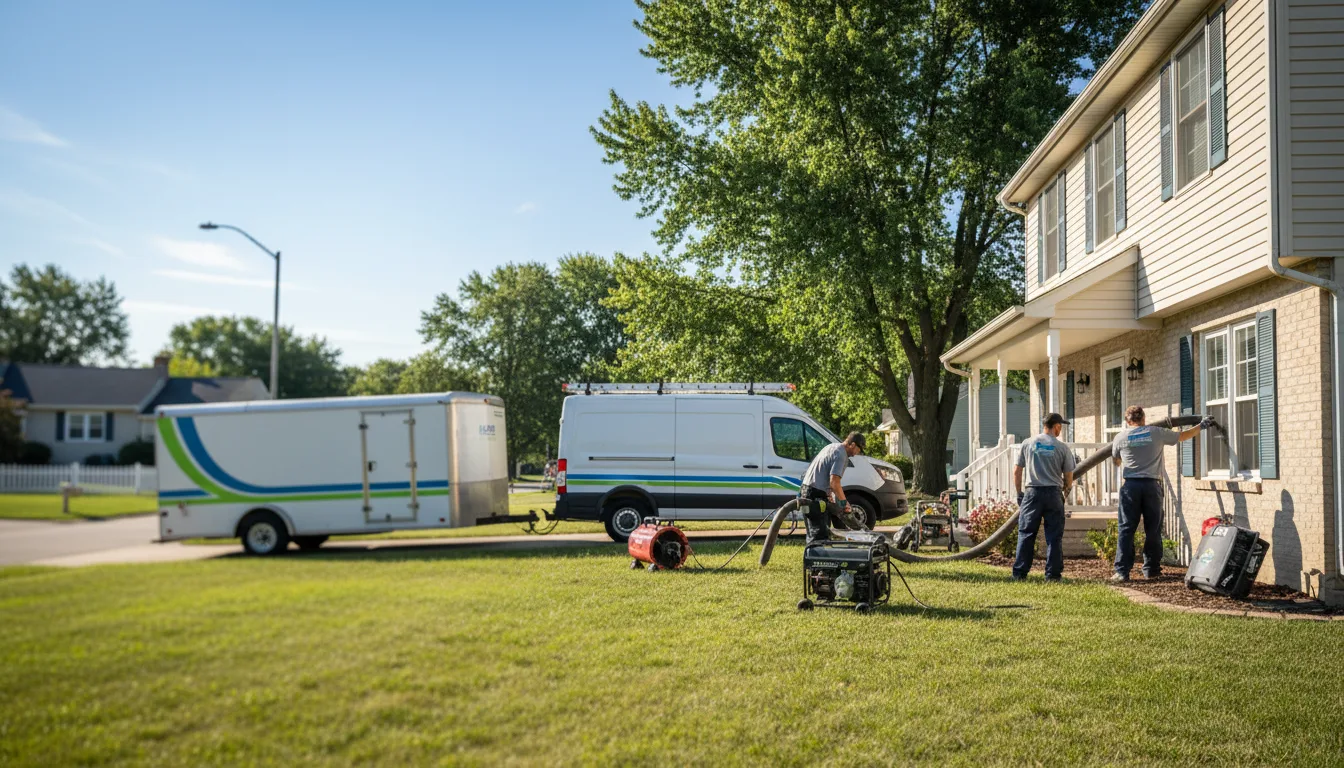 Flooded Basement Restoration And Cleanup With Repair in Lost Nation, IA near me